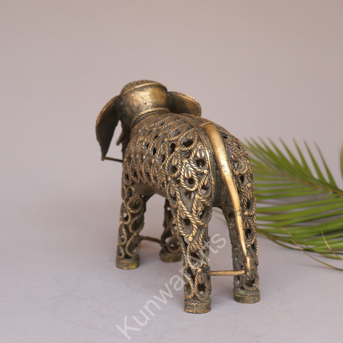 Dokra Tribal Decorative Elephant Figurine