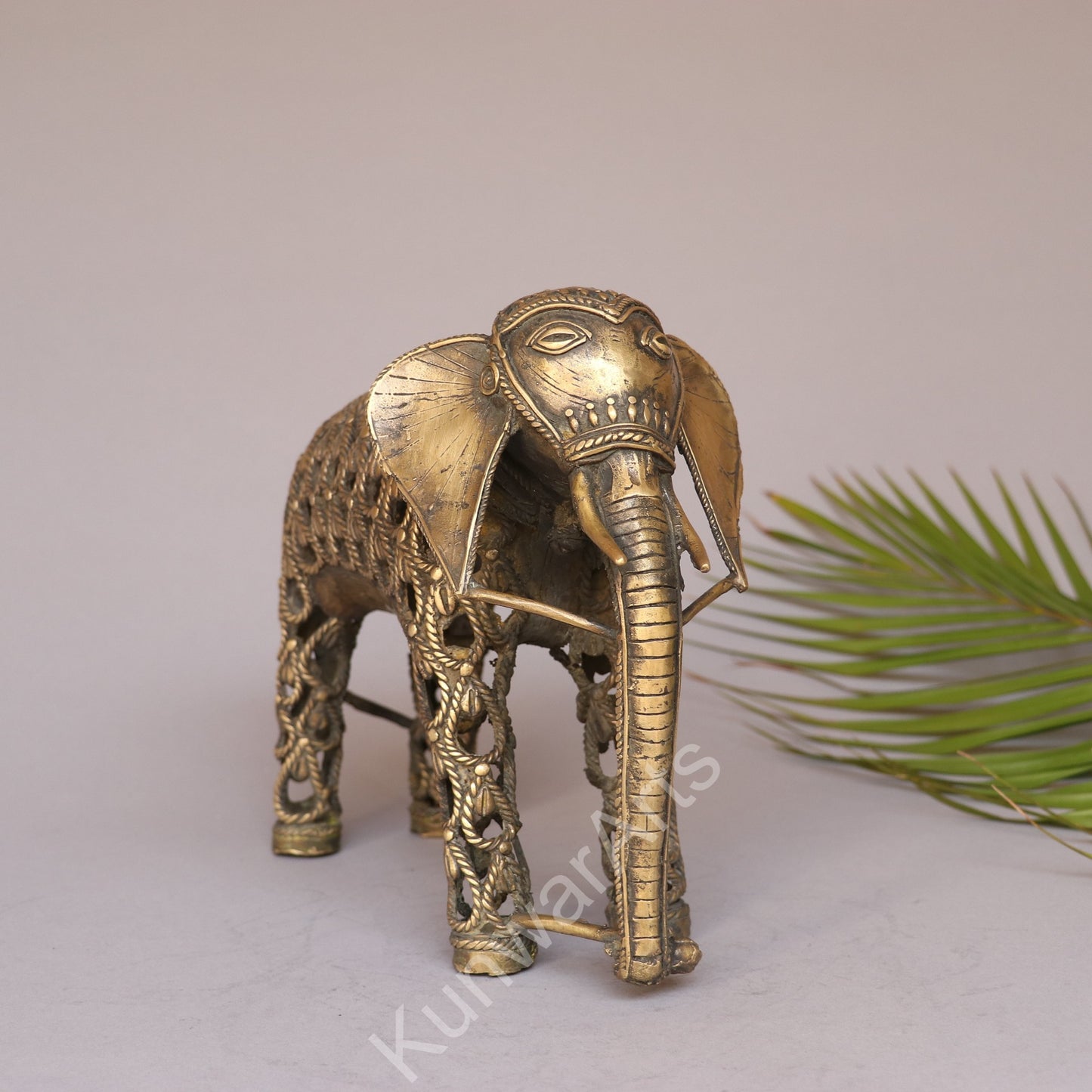 Dokra Tribal Decorative Elephant Figurine