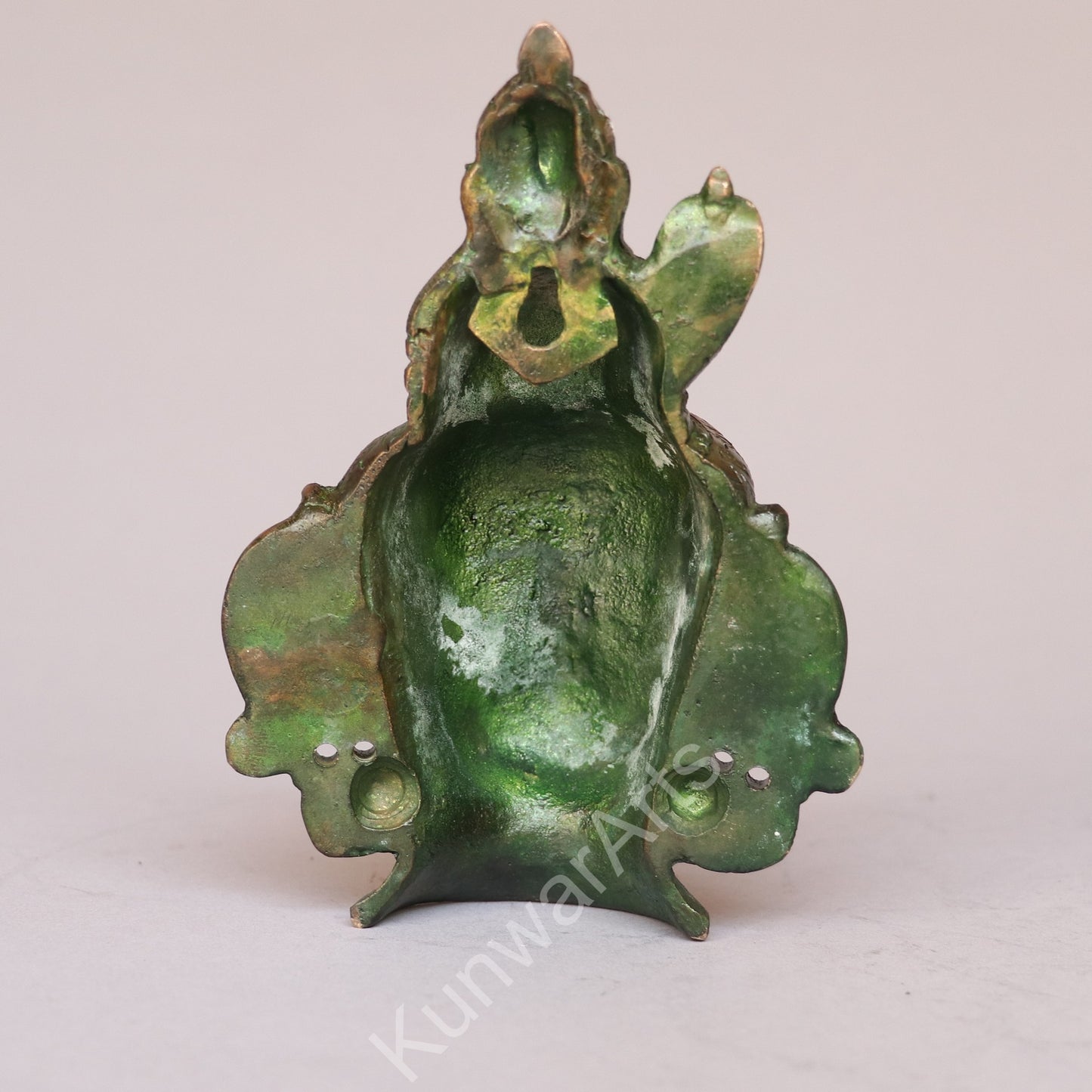 Brass Shiva Mask Décor Wall Hanging