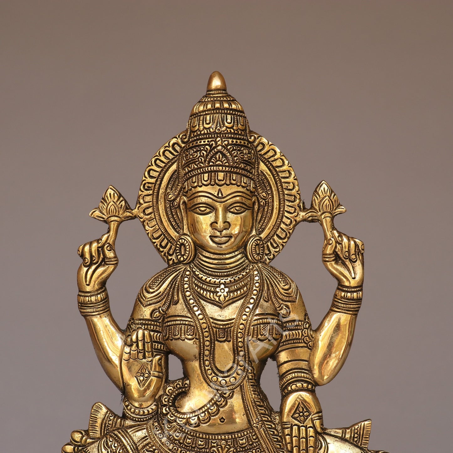 Brass Lakshmi Wall Hanging Figurine