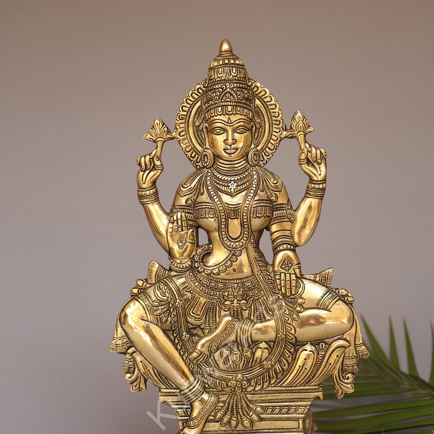 Brass Lakshmi Wall Hanging Figurine