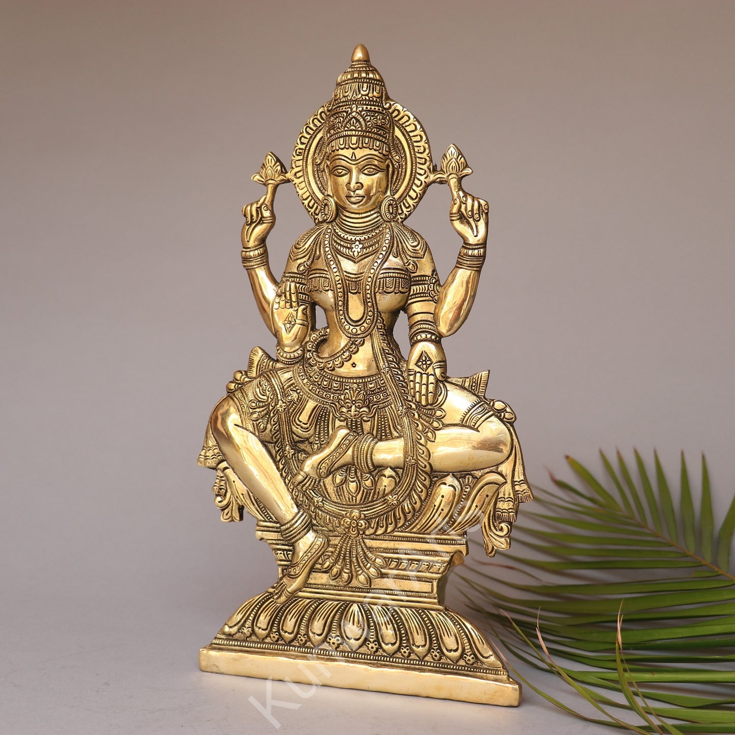 Brass Lakshmi Wall Hanging Figurine