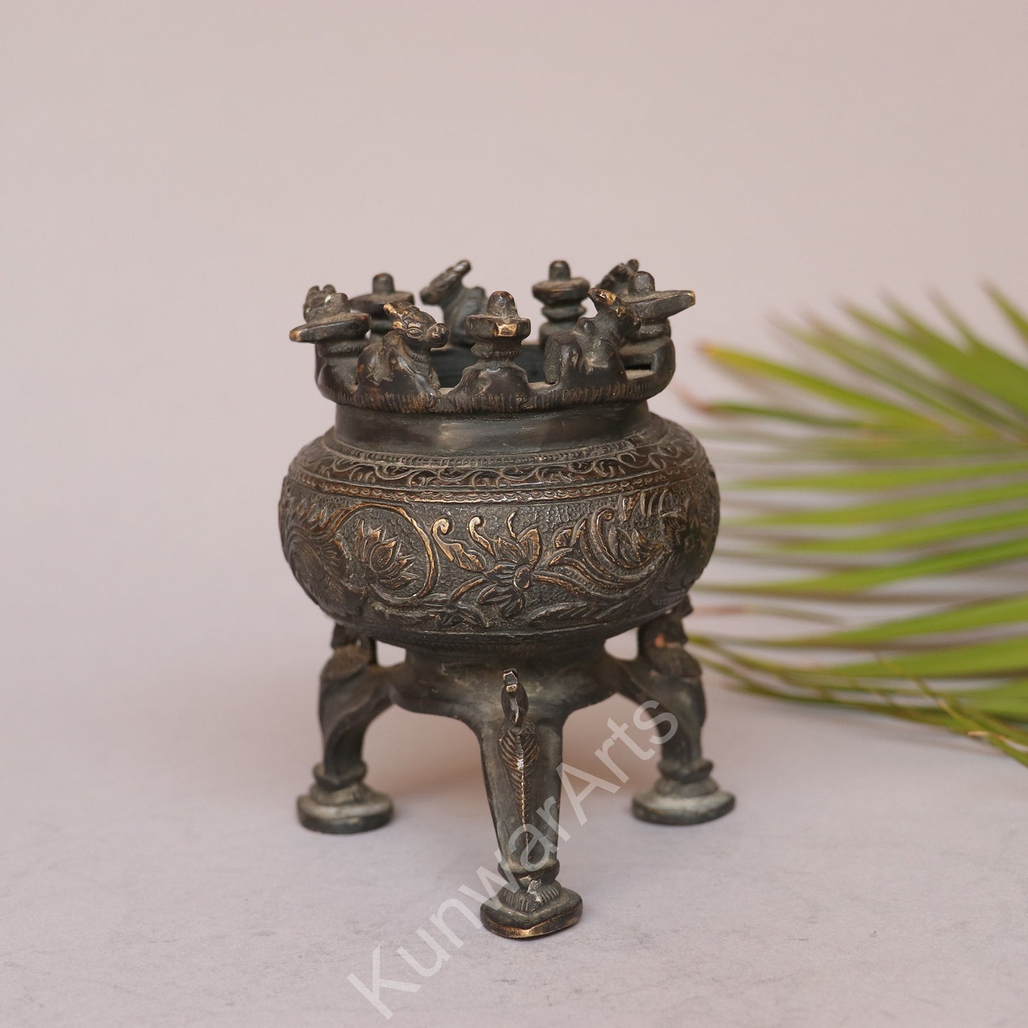 Brass Ganga Jali (Gangajal Container).