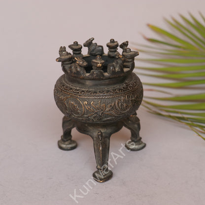Brass Ganga Jali (Gangajal Container).