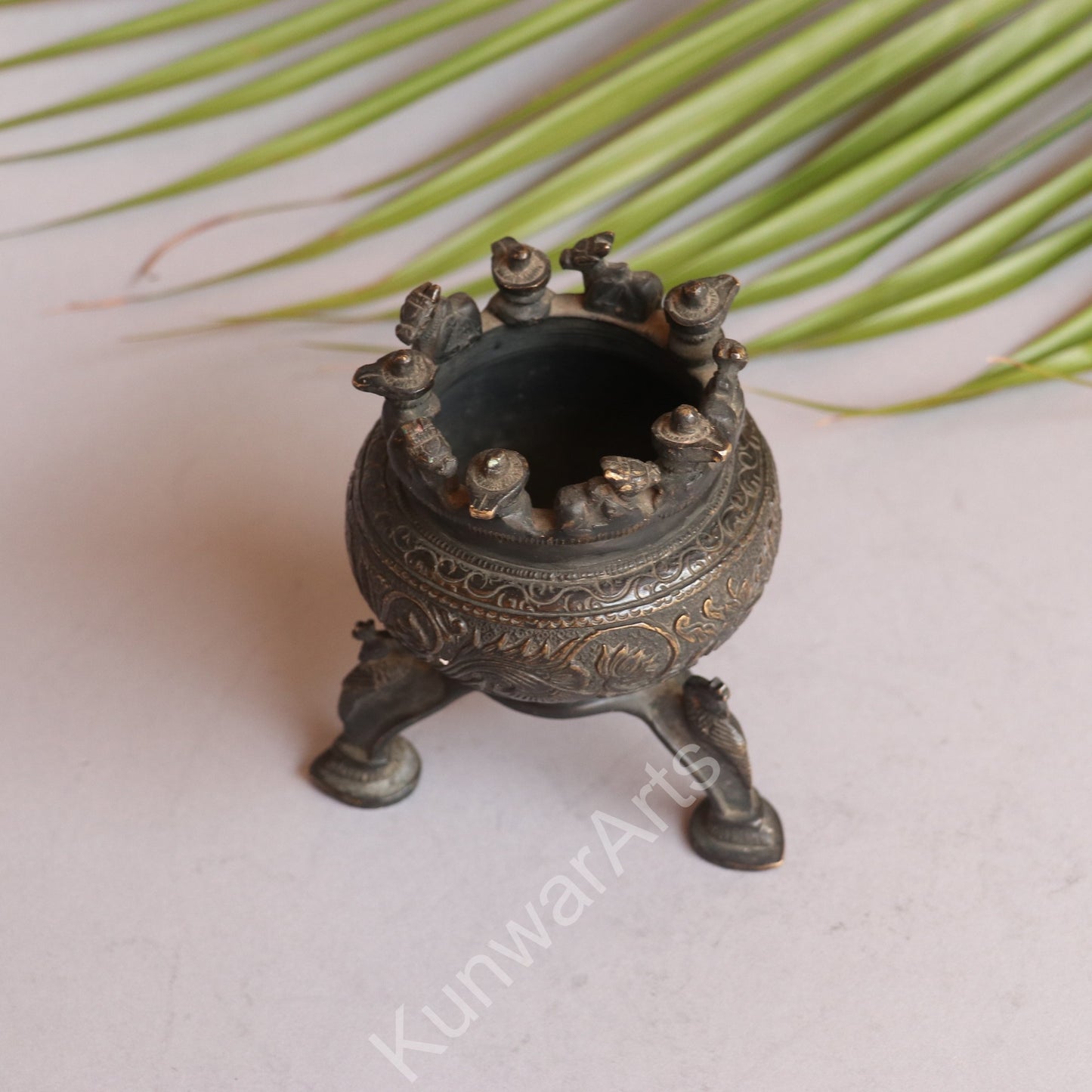 Brass Ganga Jali (Gangajal Container).
