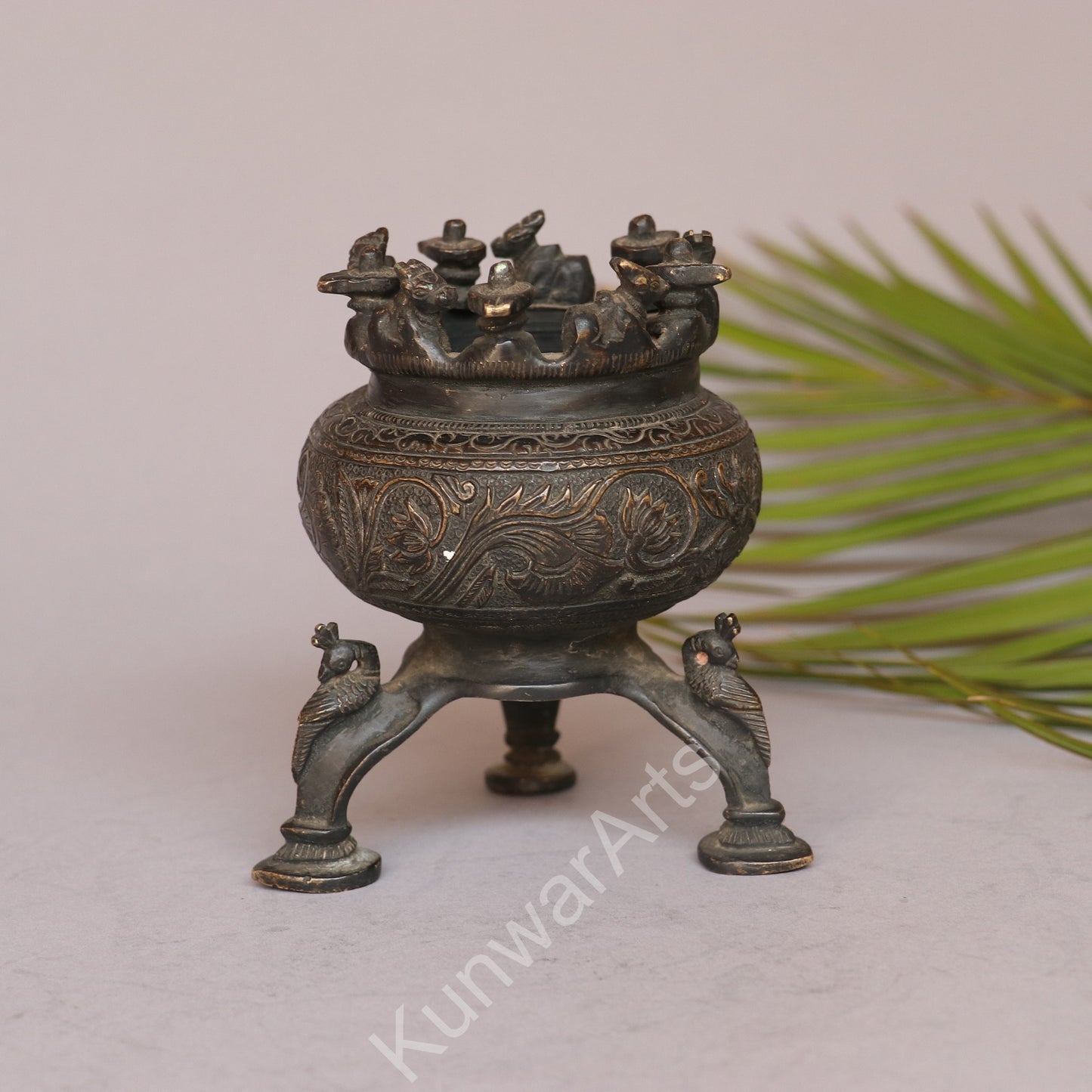 Brass Ganga Jali (Gangajal Container).