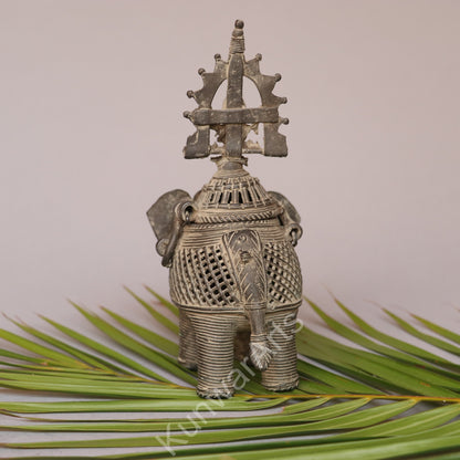 Dokra Tribal Elephant Figurine