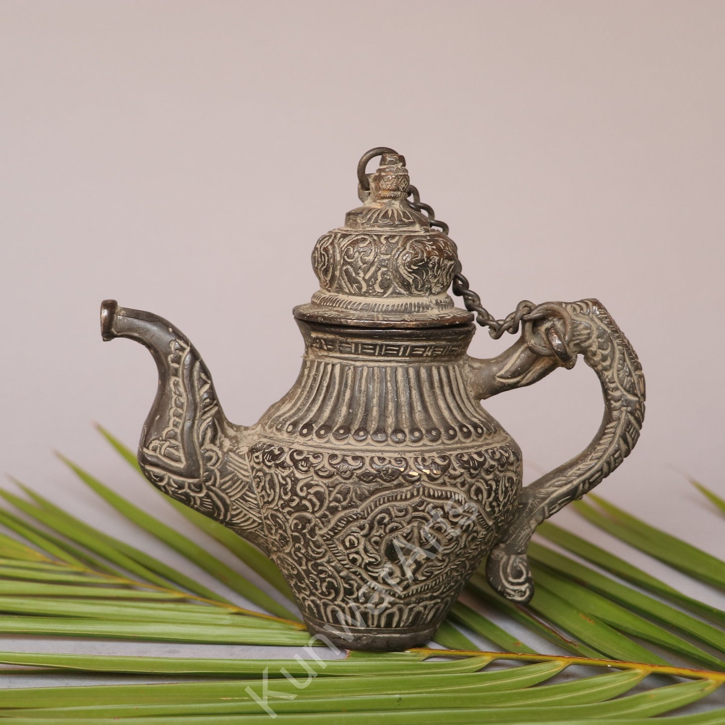 Vintage Brass Tea Kettle
