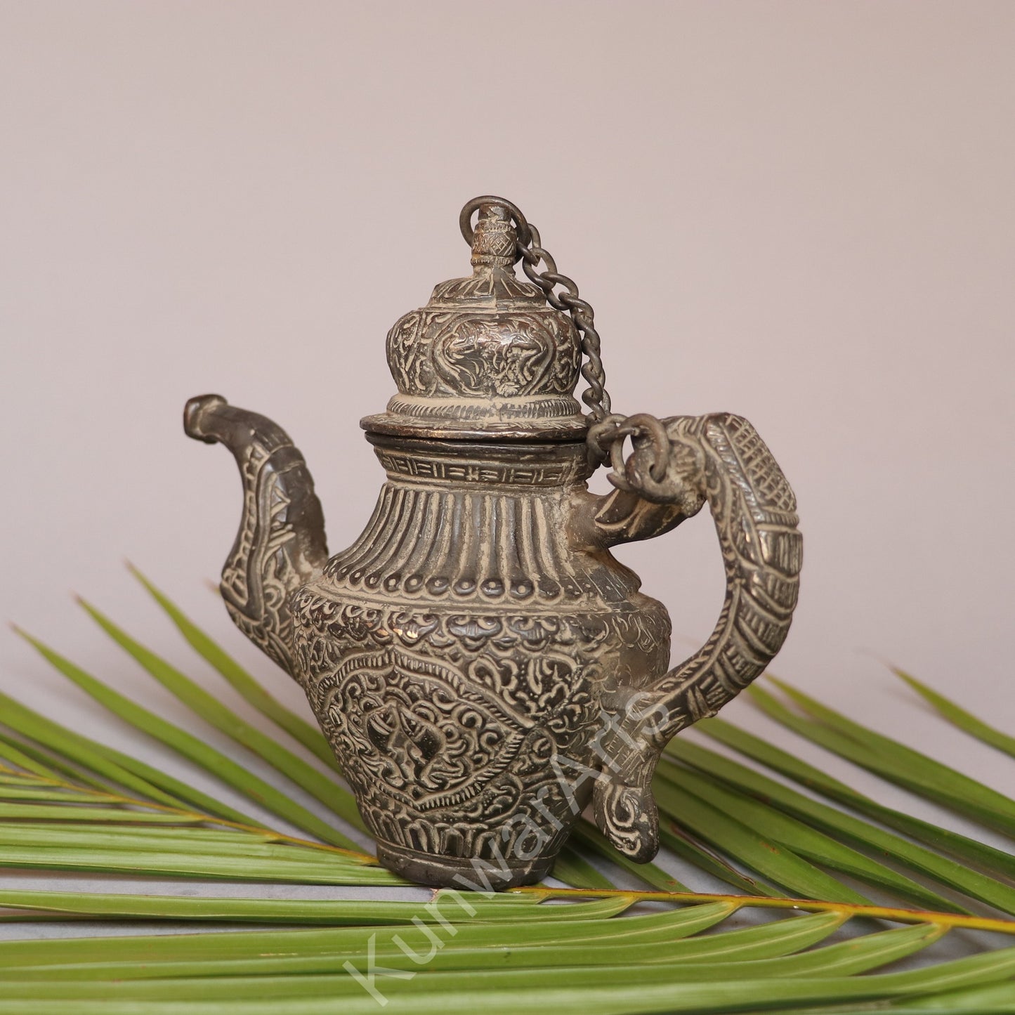Vintage Brass Tea Kettle