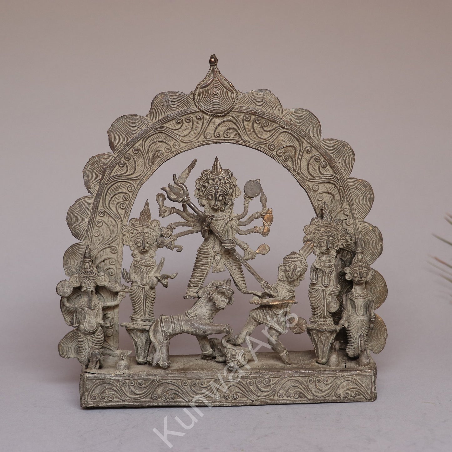 Dokra Art Goddess Durga Statue