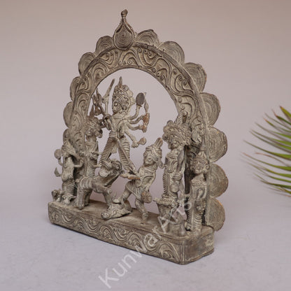 Dokra Art Goddess Durga Statue