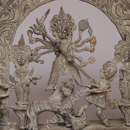 Dokra Art Goddess Durga Statue