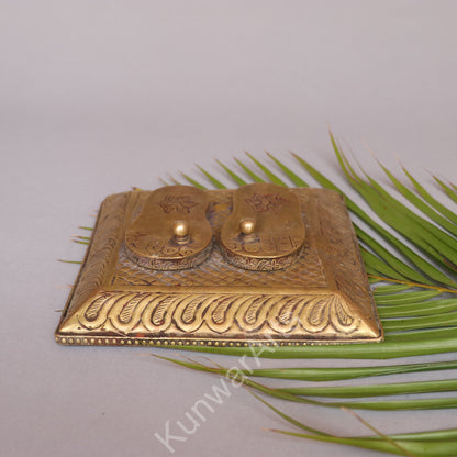 Brass Paduka Table Décor Figurine