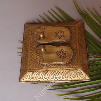 Brass Paduka Table Décor Figurine