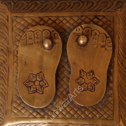 Brass Paduka Table Décor Figurine