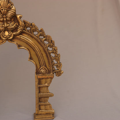 Brass Décor Puja Temple Prabhavali