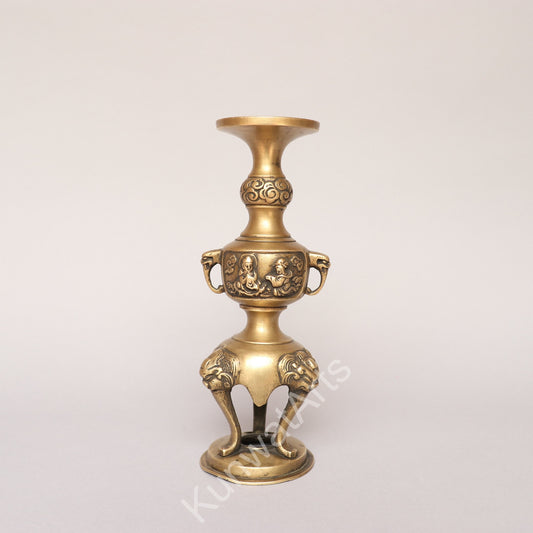 Victorian Brass Flower Vase