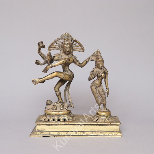 Brass Shiva Gauri Idol