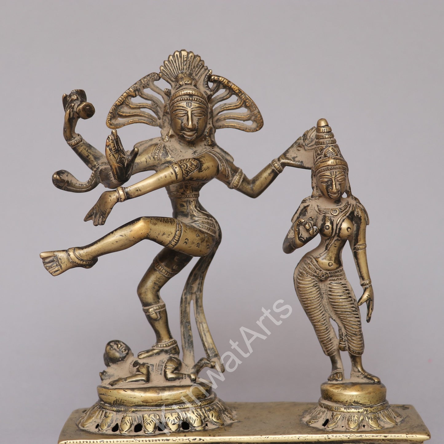 Brass Shiva Gauri Idol