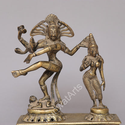Brass Shiva Gauri Idol