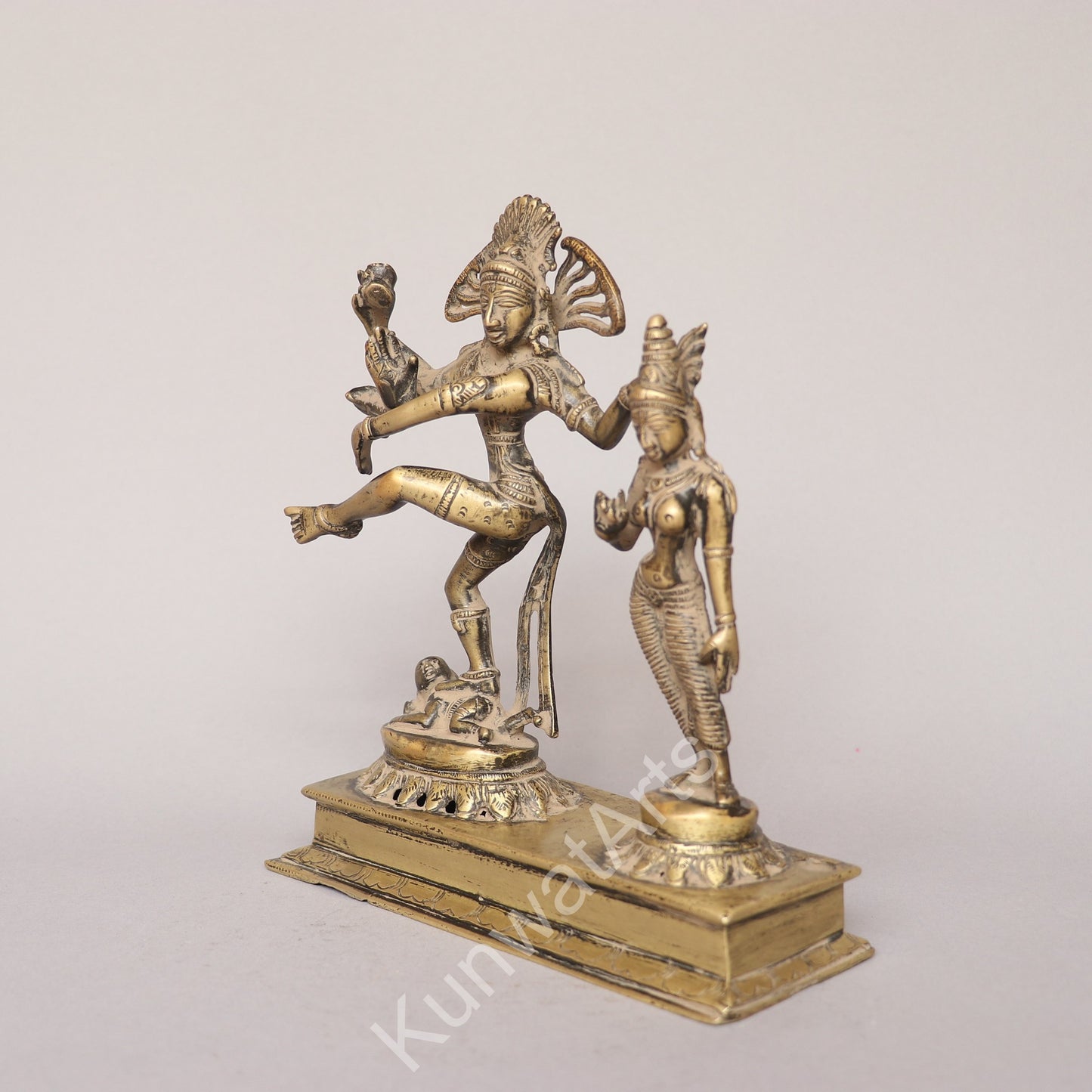 Brass Shiva Gauri Idol