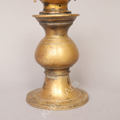 Brass Gauri Mukhlingam Head Figurine