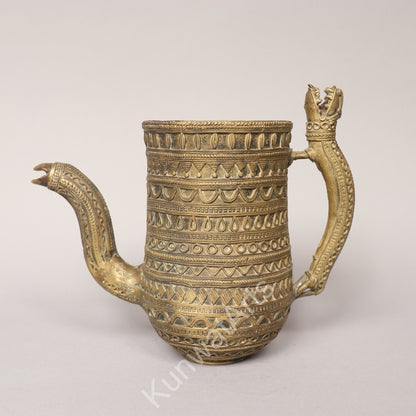 Brass Tribal pot Décor Figurine