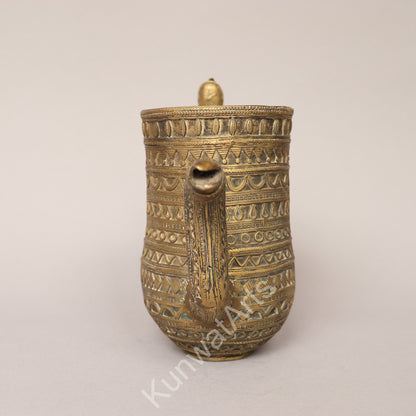 Brass Tribal pot Décor Figurine