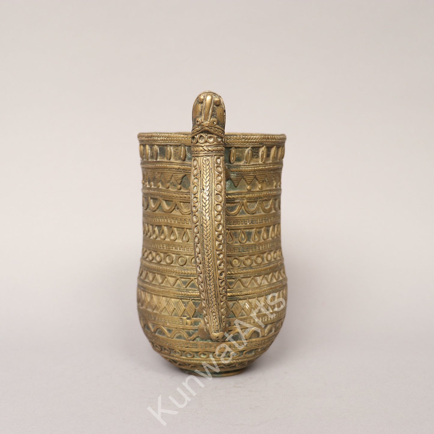 Brass Tribal pot Décor Figurine