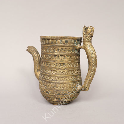 Brass Tribal pot Décor Figurine