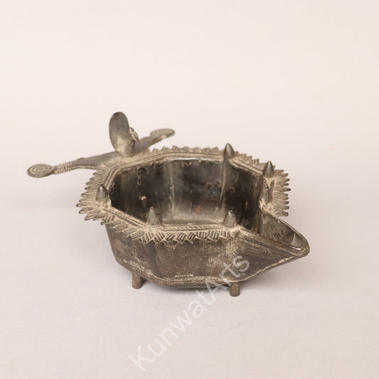 Tribal Oil Lamp Figurine