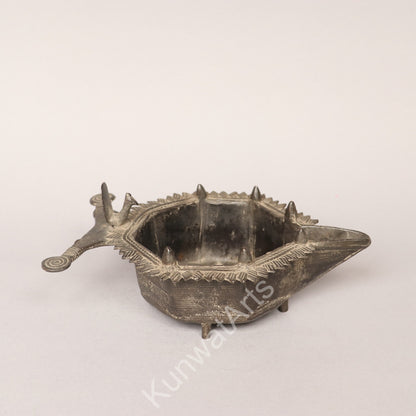 Tribal Oil Lamp Figurine