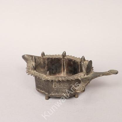 Tribal Oil Lamp Figurine