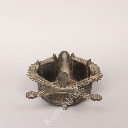 Tribal Oil Lamp Figurine