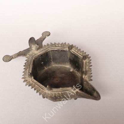Tribal Oil Lamp Figurine