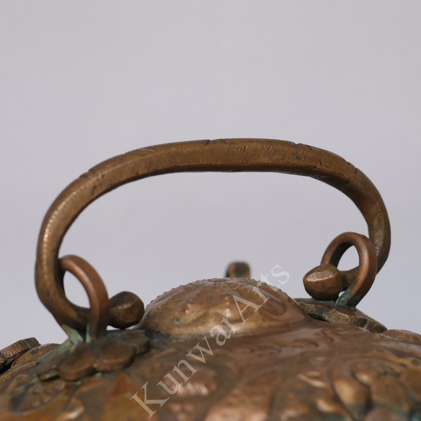 Brass Vintage Carving Storage Box