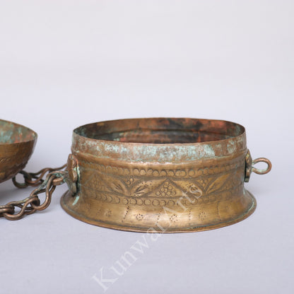 Brass Vintage Carving Storage Box