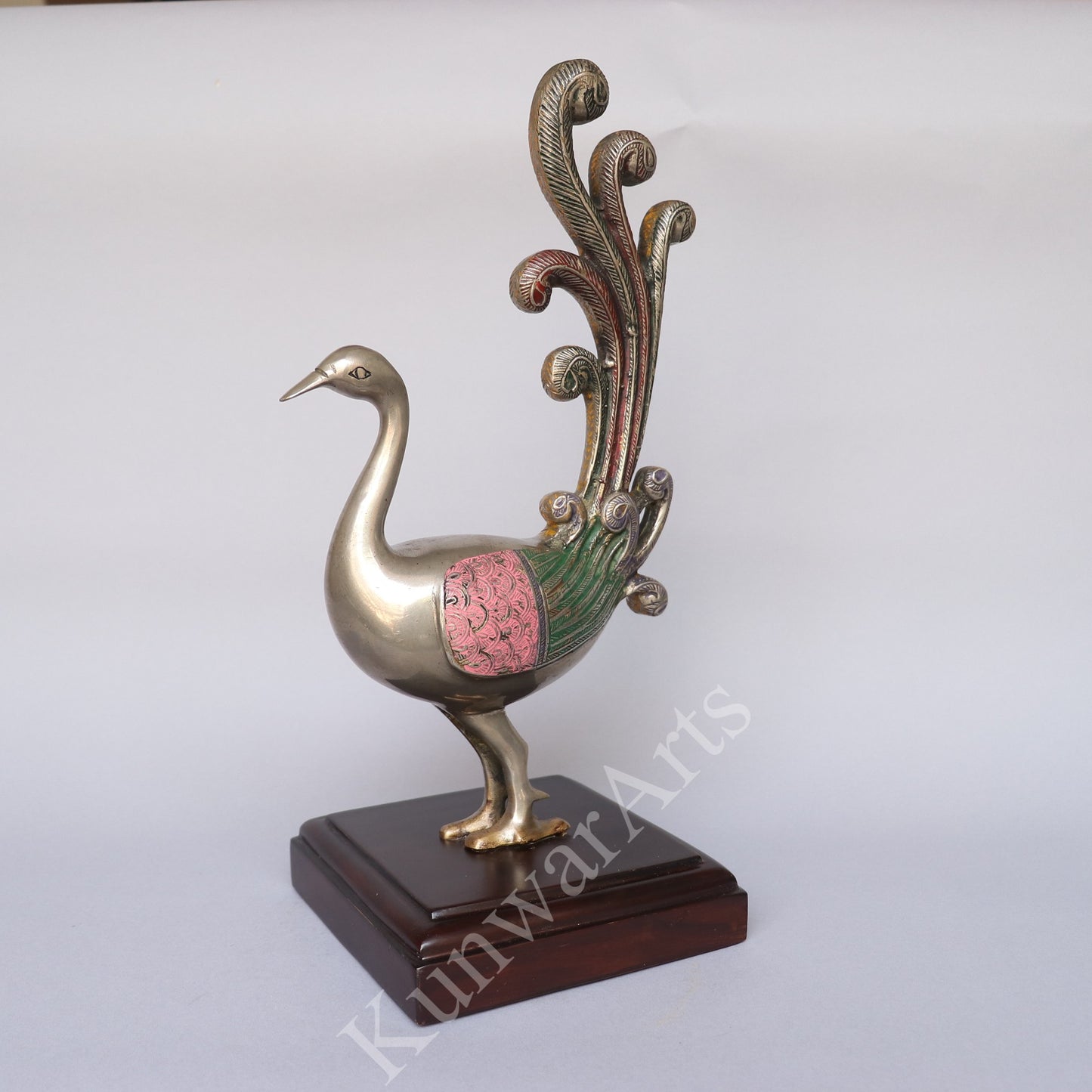 Brass Peacock Figurine