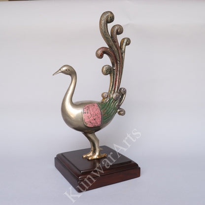 Brass Peacock Figurine