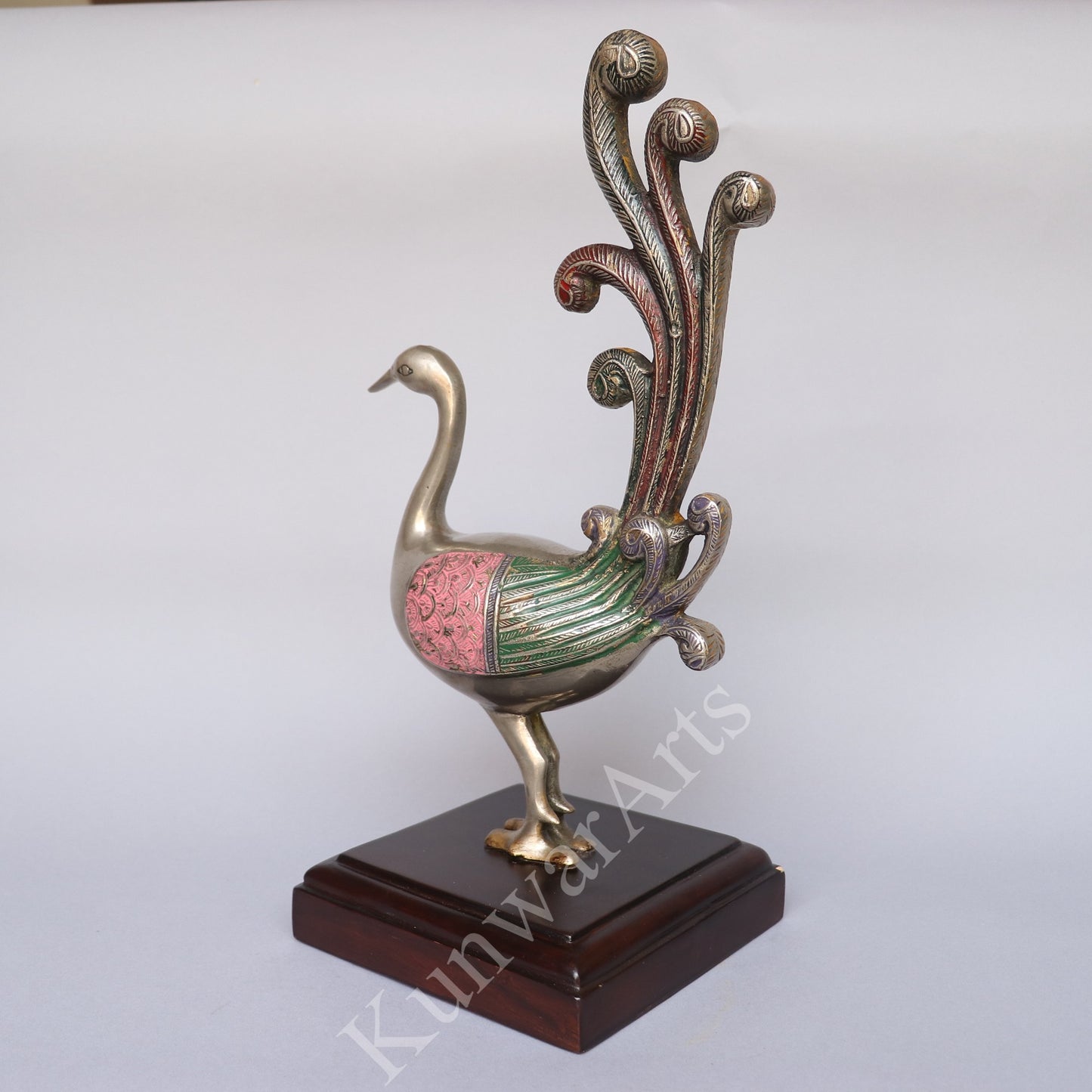 Brass Peacock Figurine