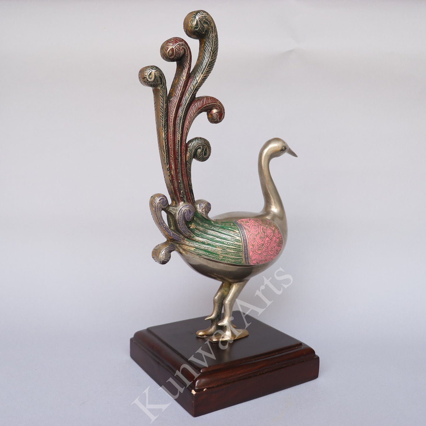 Brass Peacock Figurine