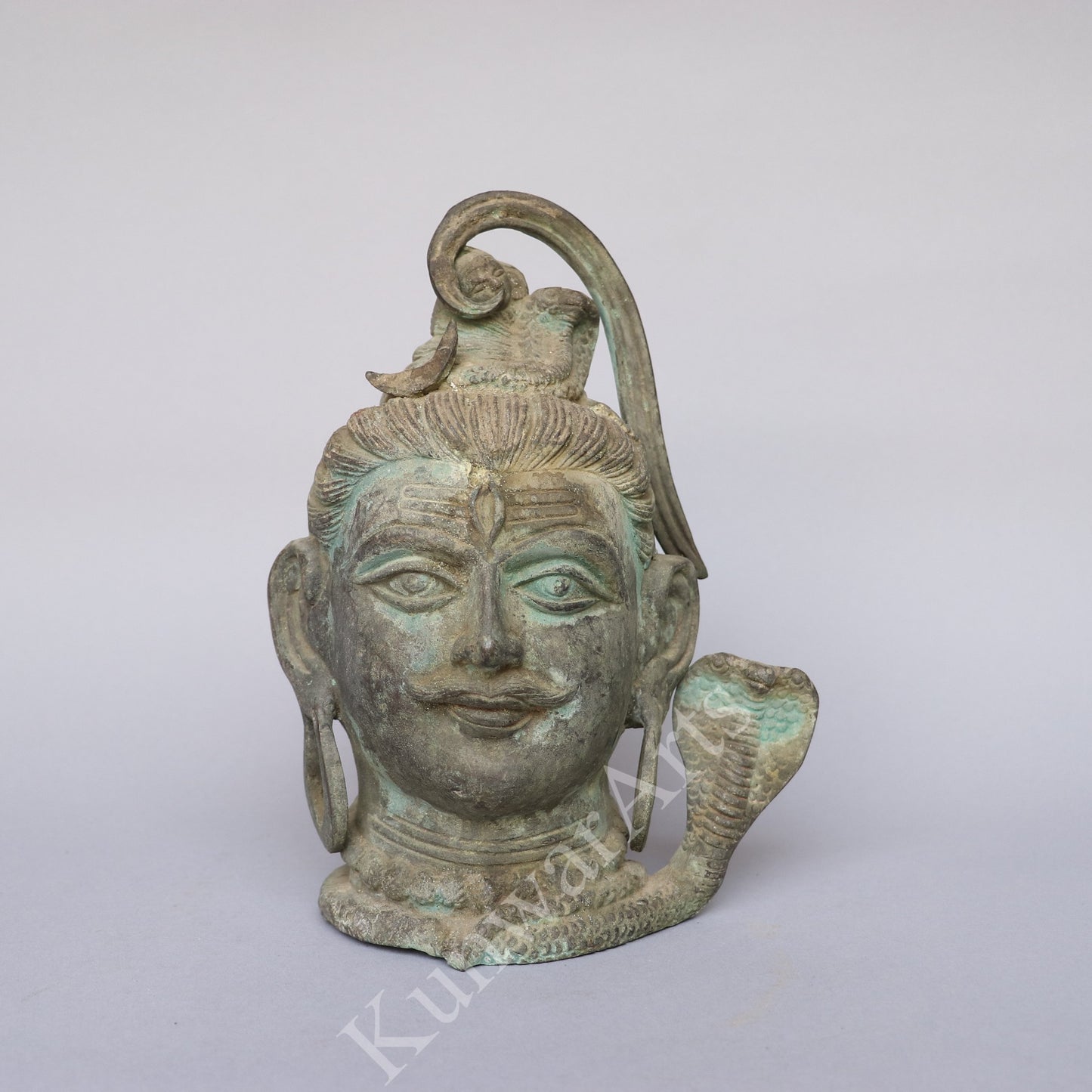 Brass Shiva Head