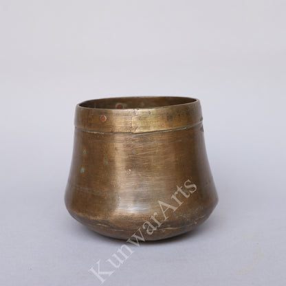 Traditional Brass Storage Container 11 cm