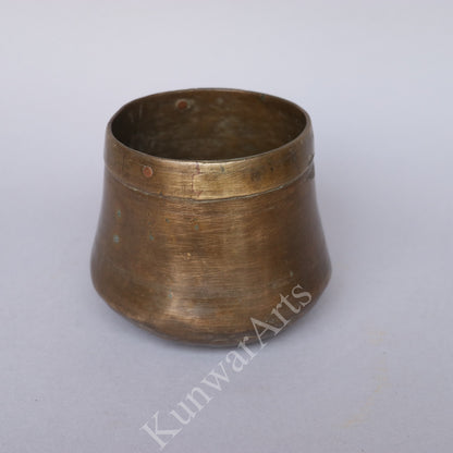 Traditional Brass Storage Container 11 cm