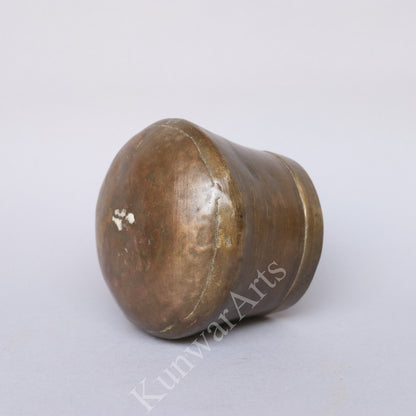 Traditional Brass Storage Container 11 cm