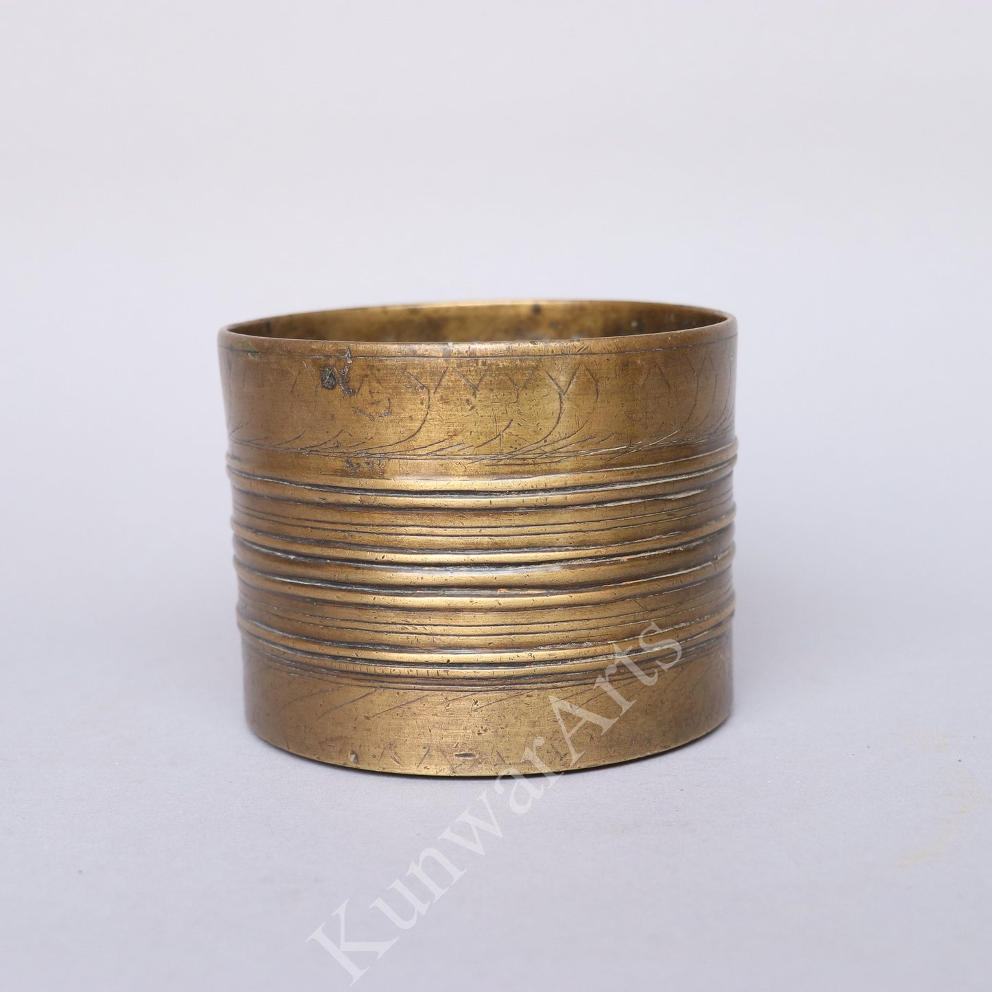 Traditional Brass Storage Container 9 cm