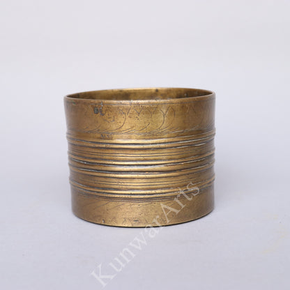 Traditional Brass Storage Container 9 cm