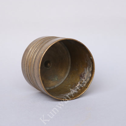 Traditional Brass Storage Container 9 cm