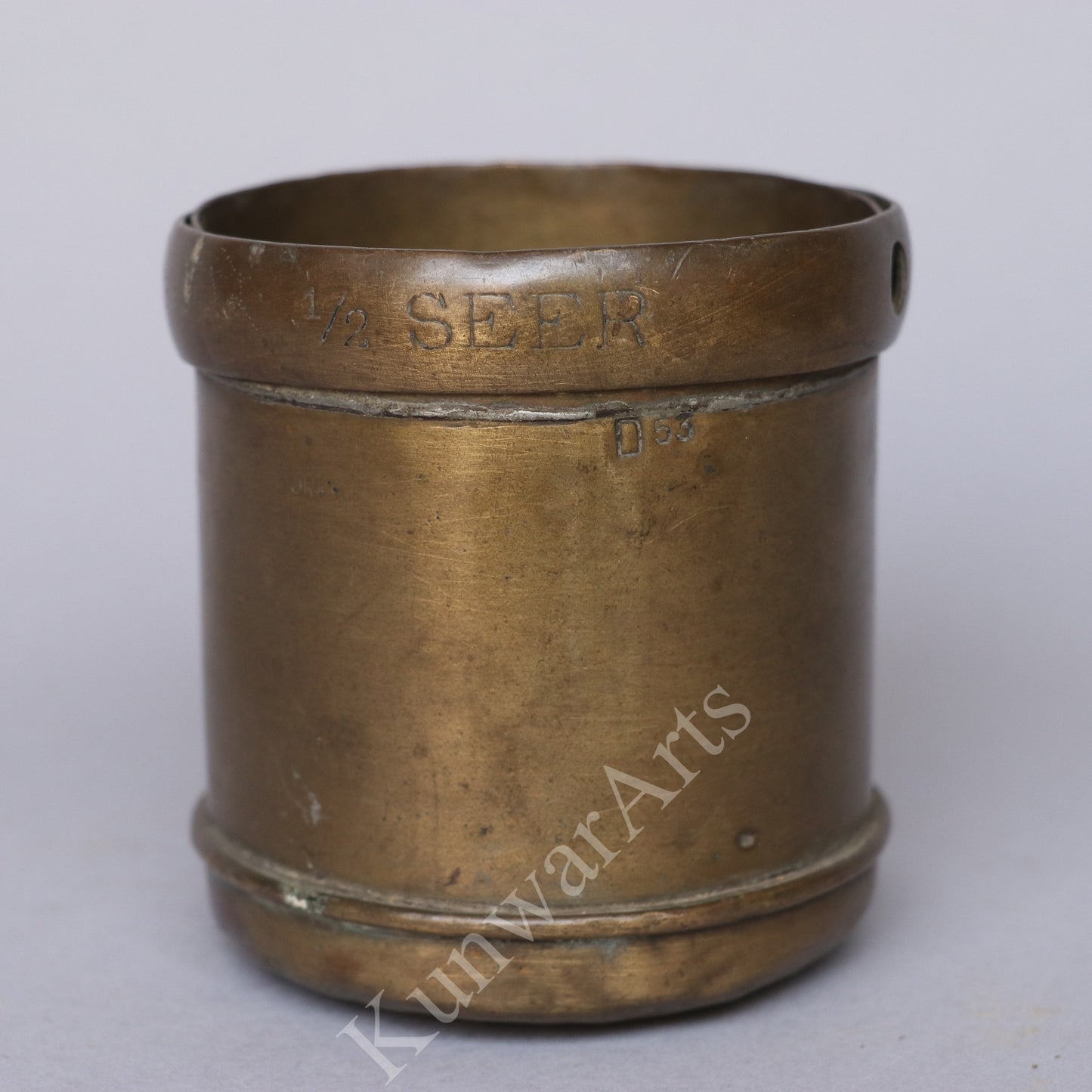 Traditional Brass Storage Container 10cm