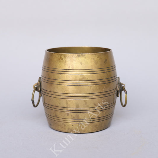 Brass Traditional Storage Container 11cm